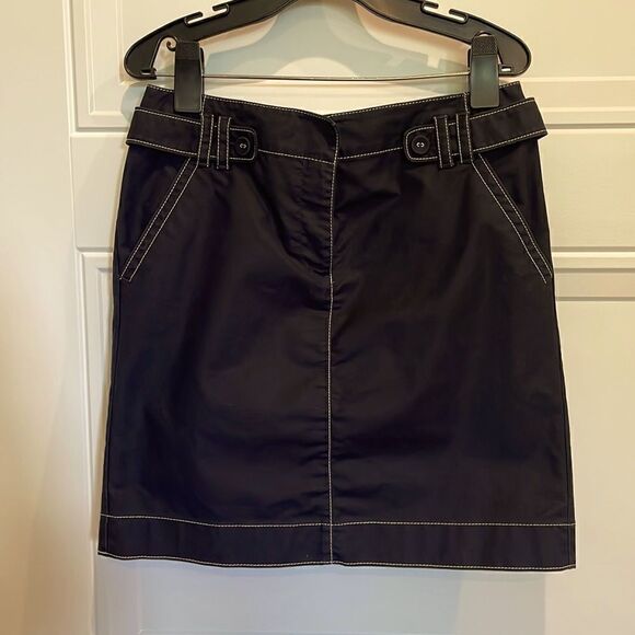 Ann Taylor Navy Mini Skirt - Picture 1 of 5